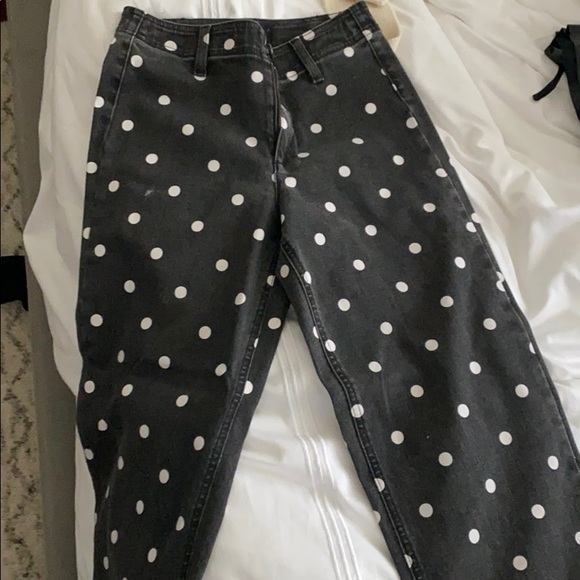 paige polka dot jeans